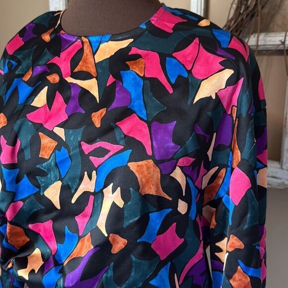 Show me your Mumu good times long sleeved cropped shirt women’s size small color - Picture 2 of 9